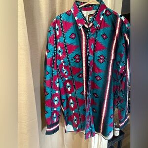 Vintage  country western Button-Up Shirt men’s Sz lg